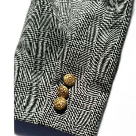 VTG Ladies Pendleton 100% Virgin Wool Gray Blazer 12P - Picture 10 of 12